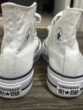 High top Converse platform